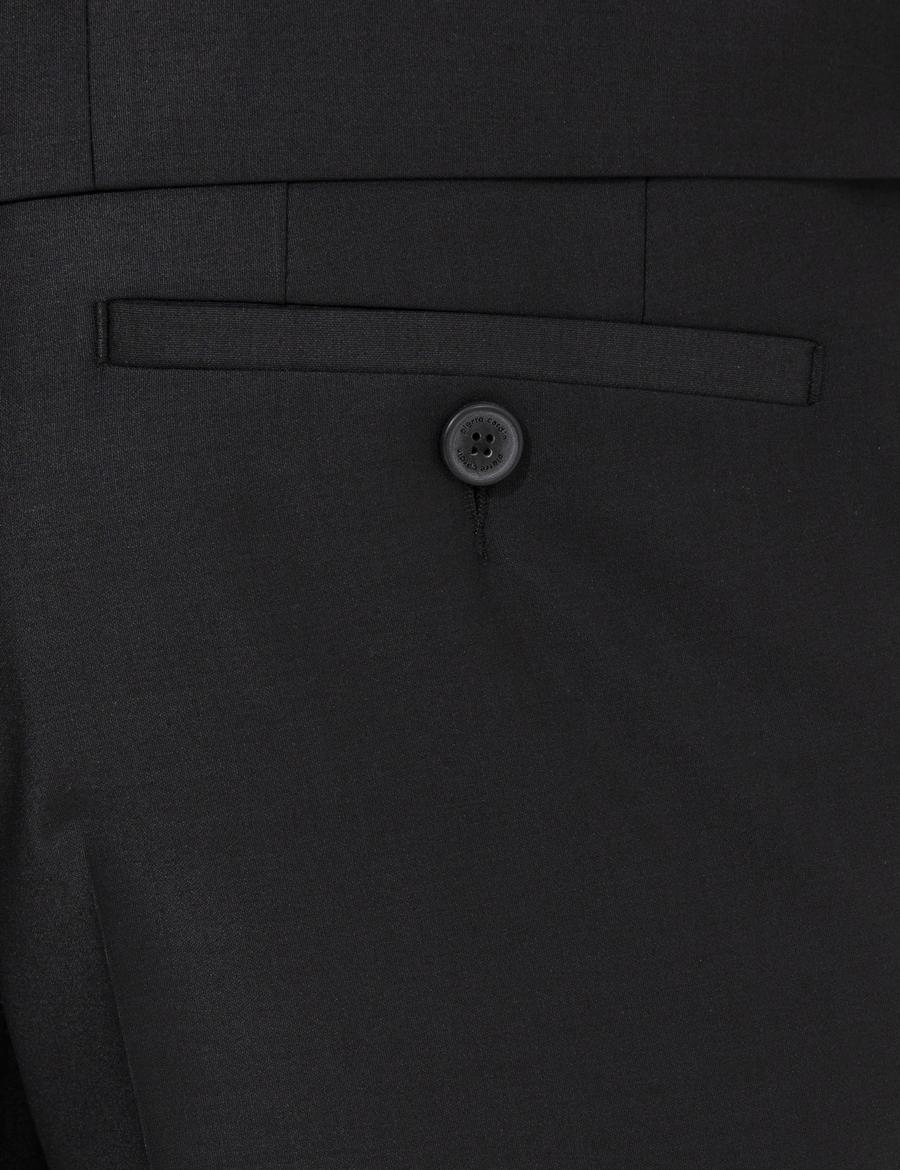 Siyah Slim Fit Smokin Damatlık