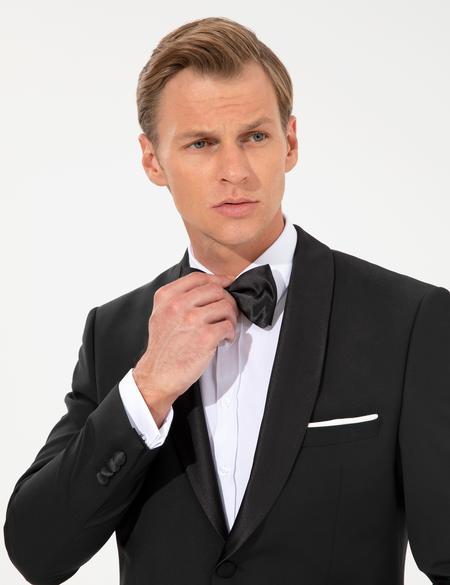 Siyah Slim Fit Smokin - 50230422005