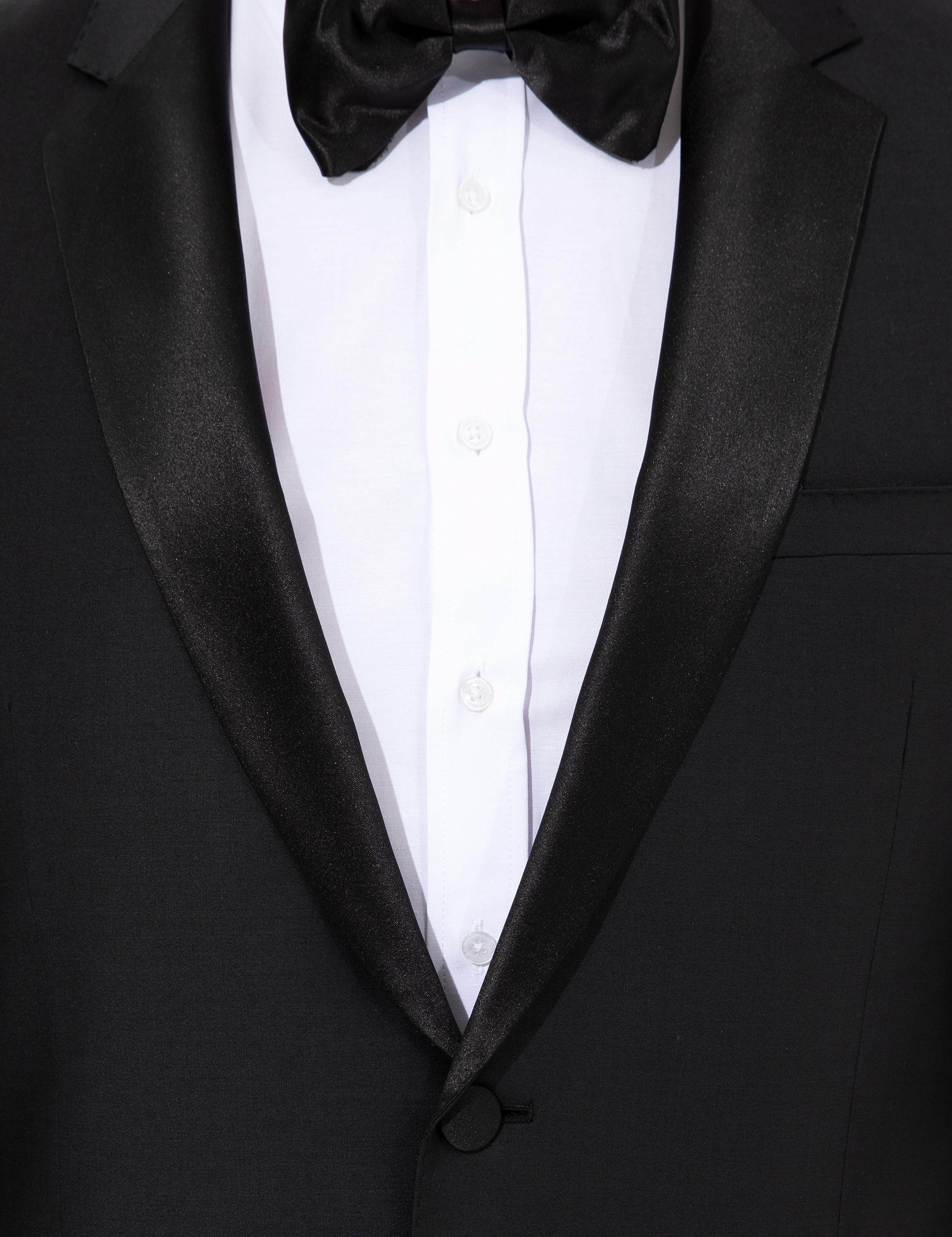 Siyah Slim Fit Smokin Damatlık