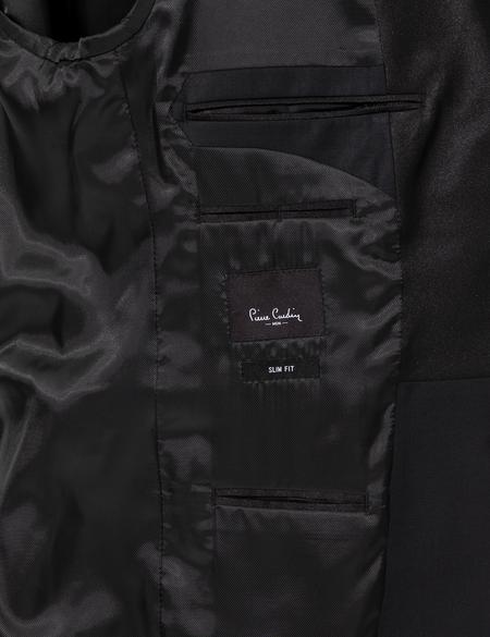 Siyah Slim Fit Smokin Damatlık - 50222981020