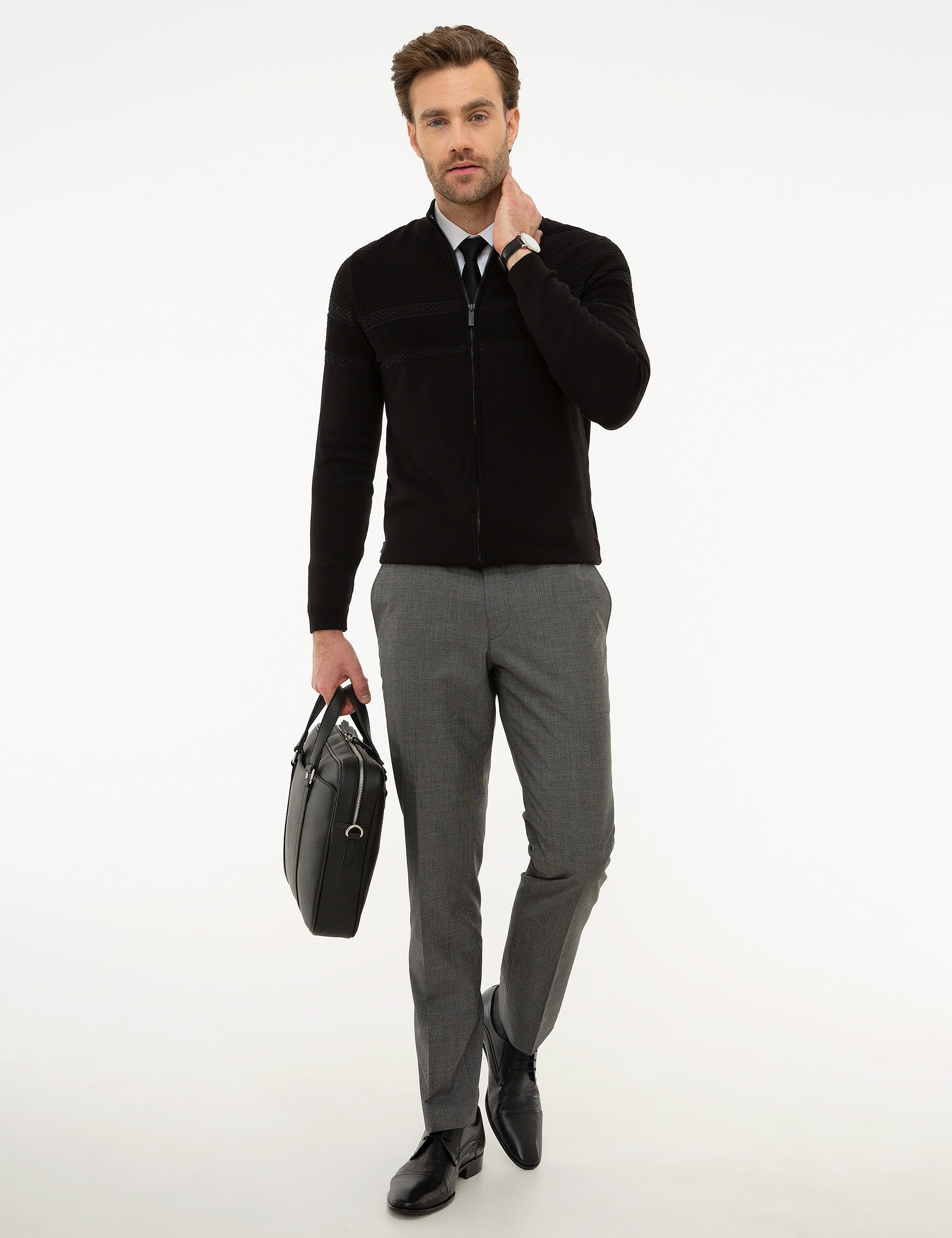 Siyah Slim Fit Pantolon