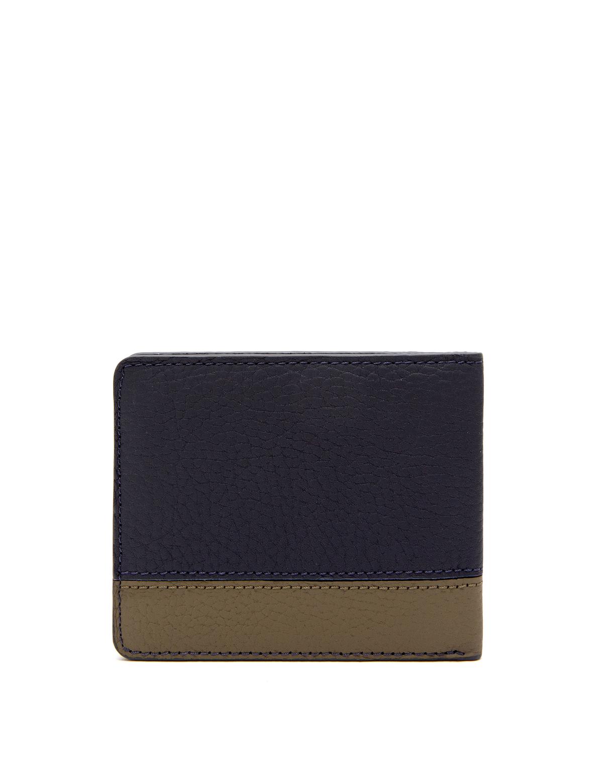Erkek Lacivert Deri Cüzdan - 50257418002