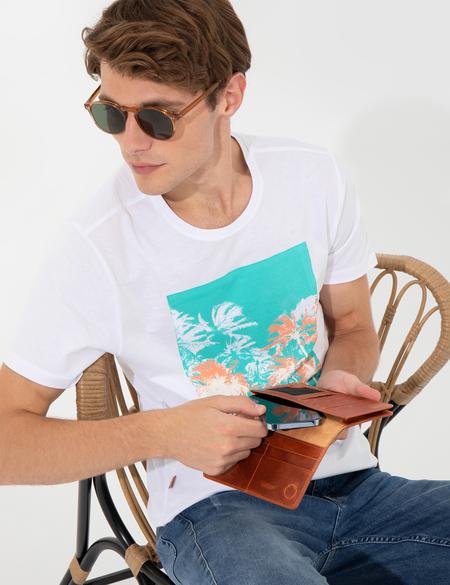 Erkek Kahverengi Deri Cüzdan - 50257426002