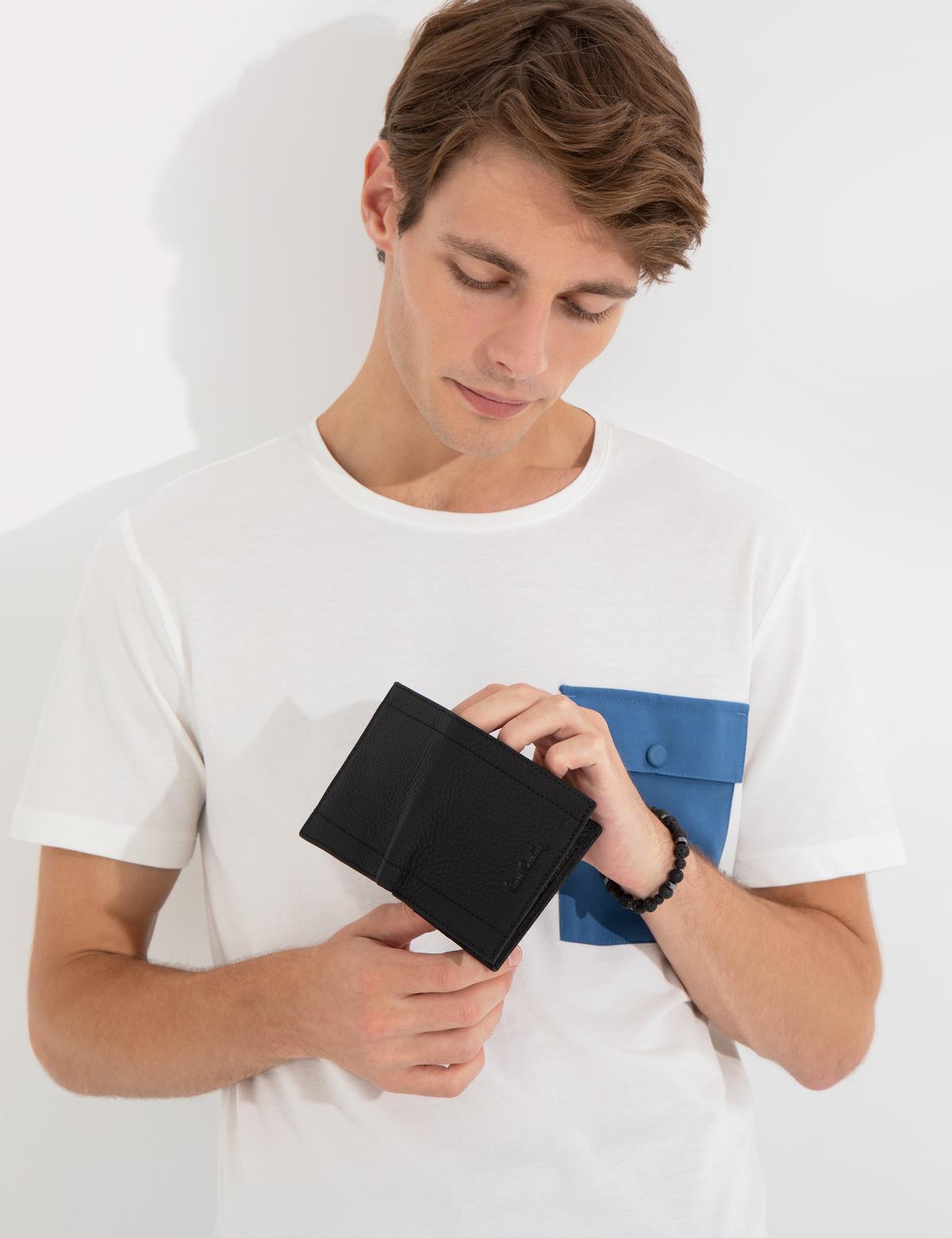 Erkek Siyah Deri Cüzdan