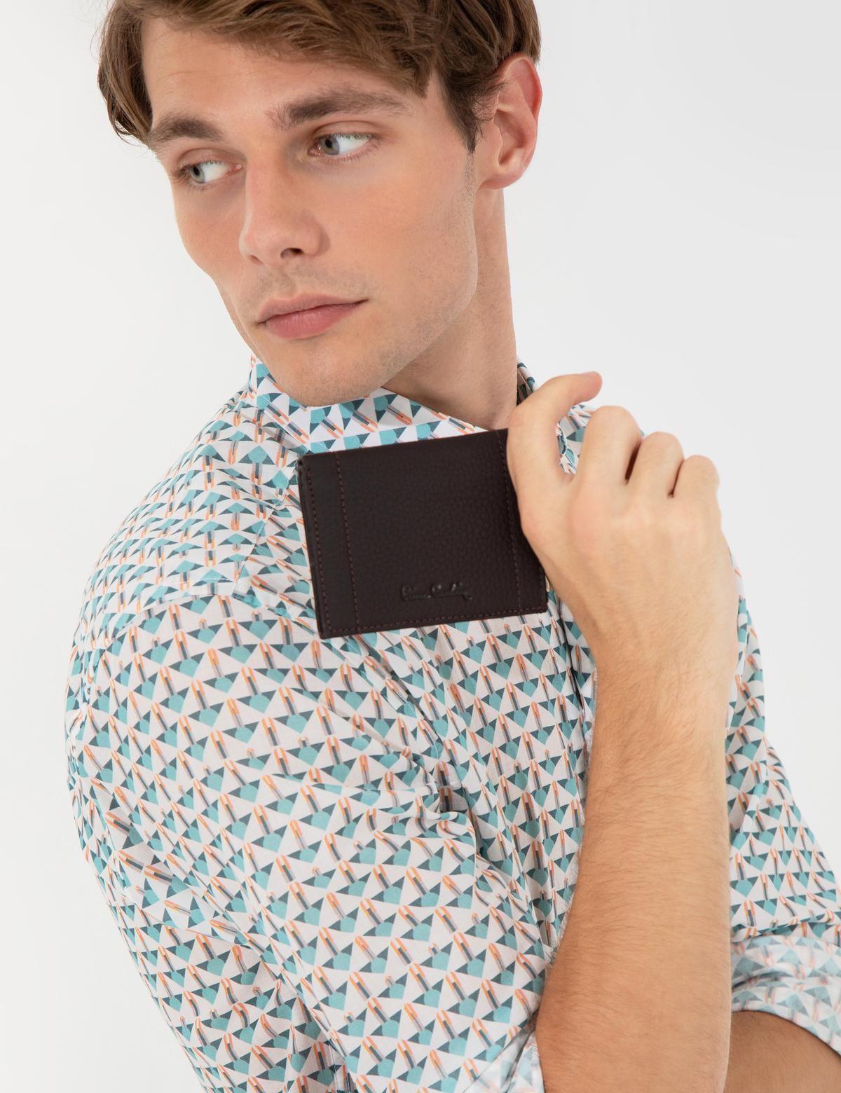 Erkek Kahverengi Deri Cüzdan