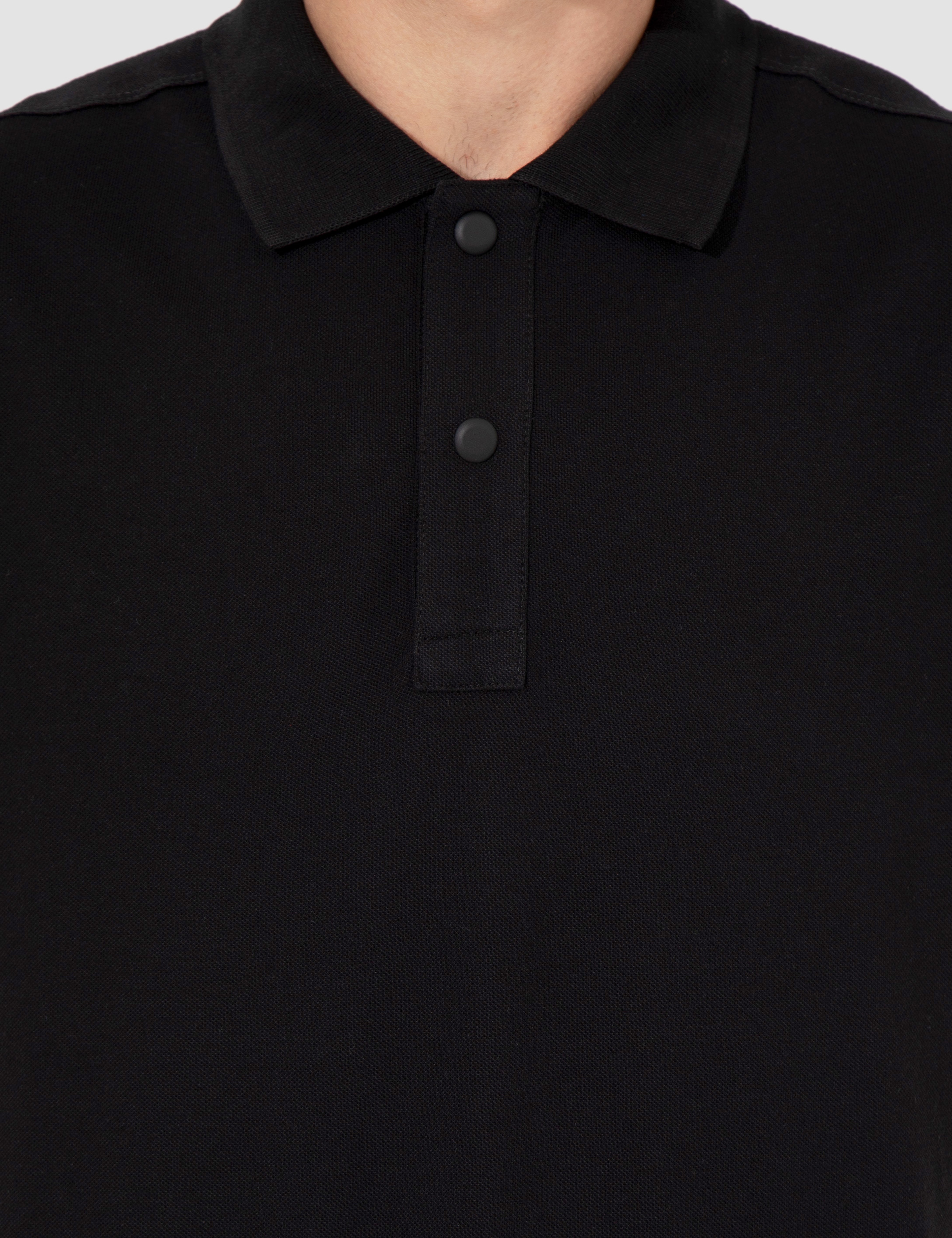 Siyah Regular Fit Polo Yaka Tişört