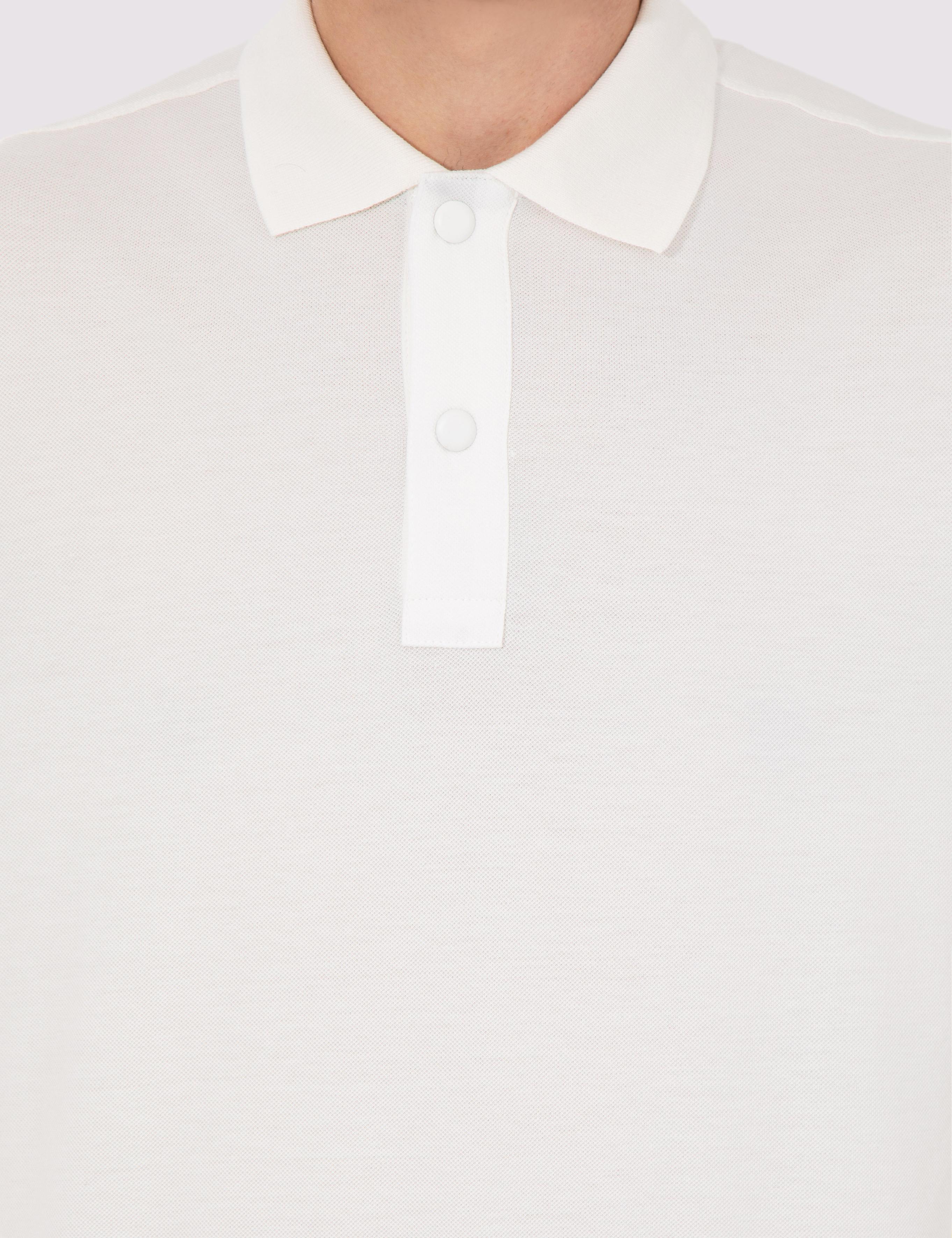 Ecru Regular Fit Yandan Çizgili Polo Yaka Tişört