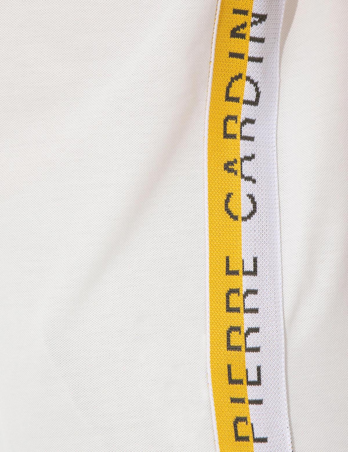 Ecru Regular Fit Yandan Çizgili Polo Yaka Tişört - 50249800003