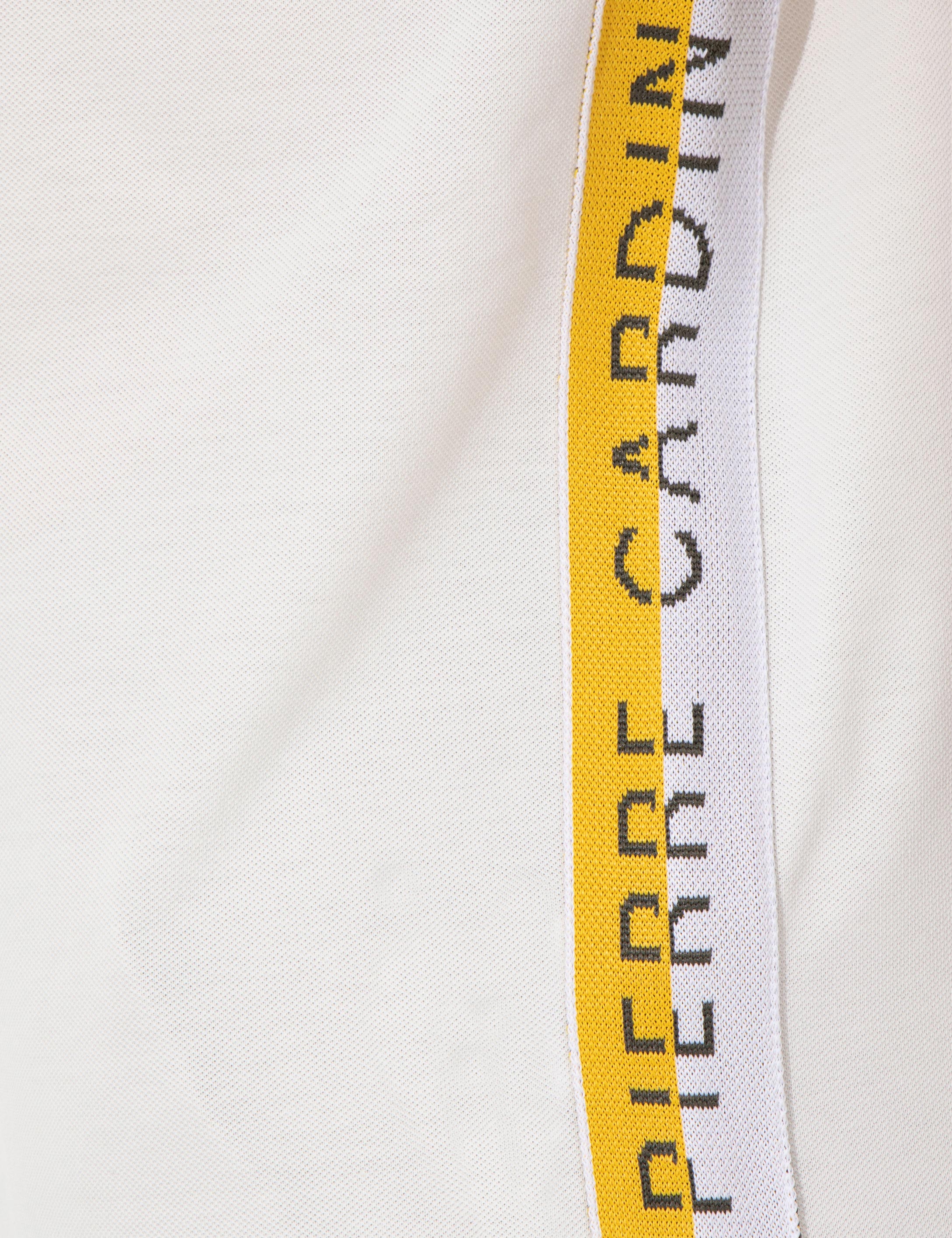 Ecru Regular Fit Yandan Çizgili Polo Yaka Tişört - Image 7