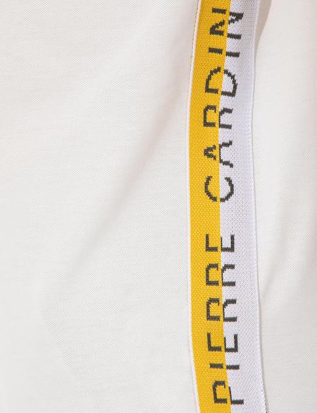 Ecru Regular Fit Yandan Çizgili Polo Yaka Tişört - 50249800003