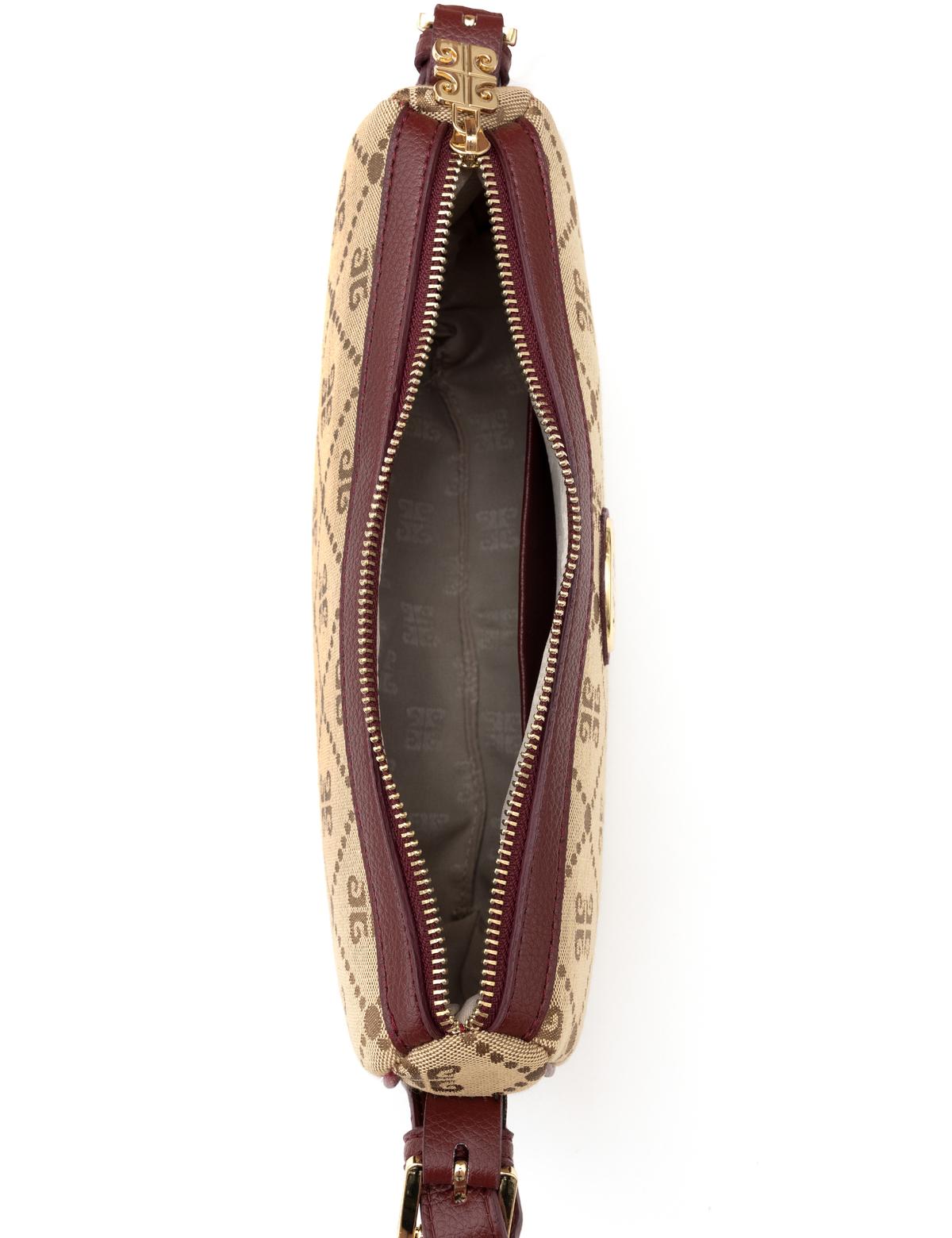 Bordo Omuz Çantası - 50262317003