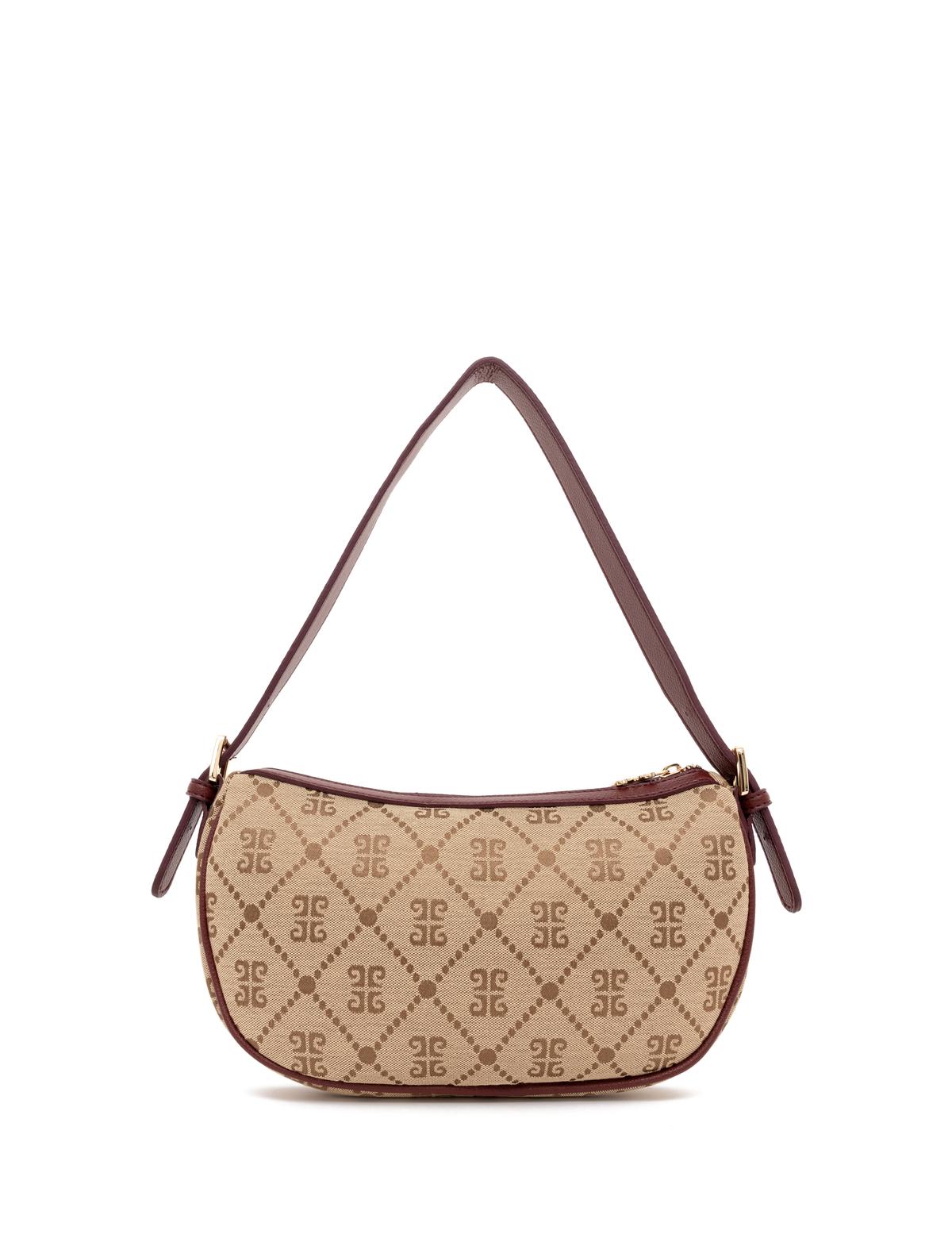 Bordo Omuz Çantası - 50262317003