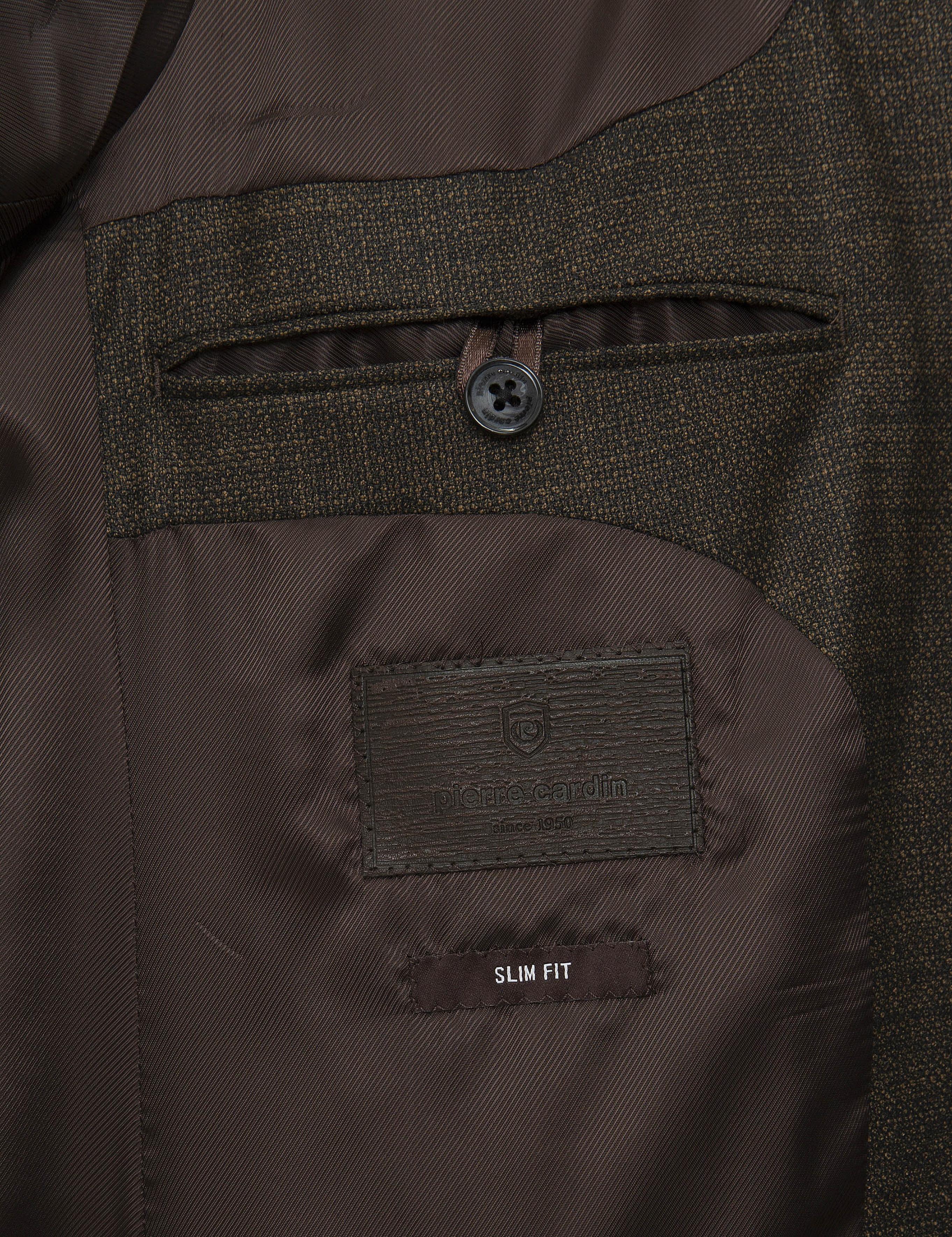 Kahverengi Slim Fit Ceket