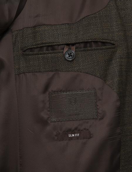 Kahverengi Slim Fit Ceket - 50225948044