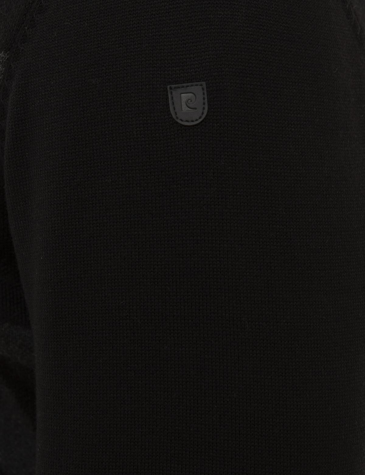 Siyah Slim Fit Triko Kazak - 50226535006