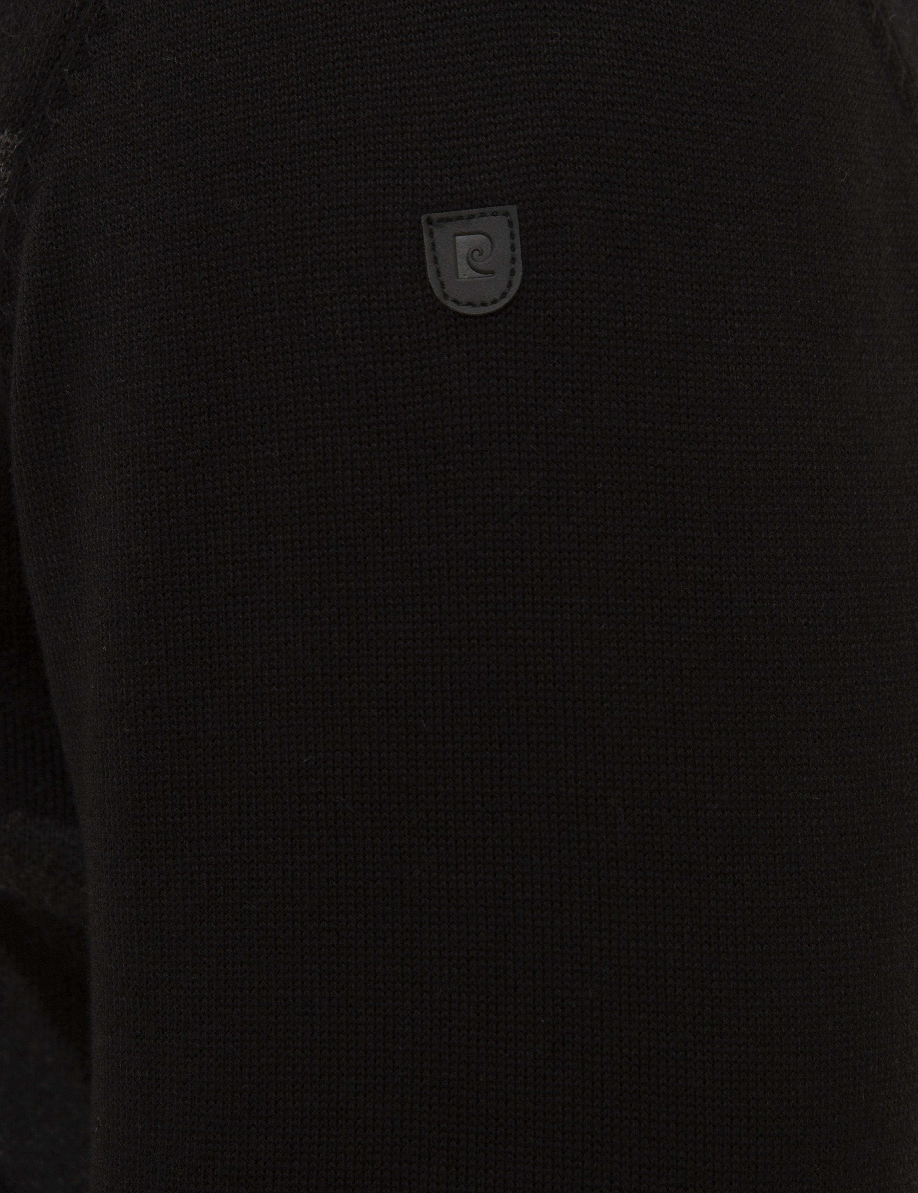 Siyah Slim Fit Triko Kazak - Image 6