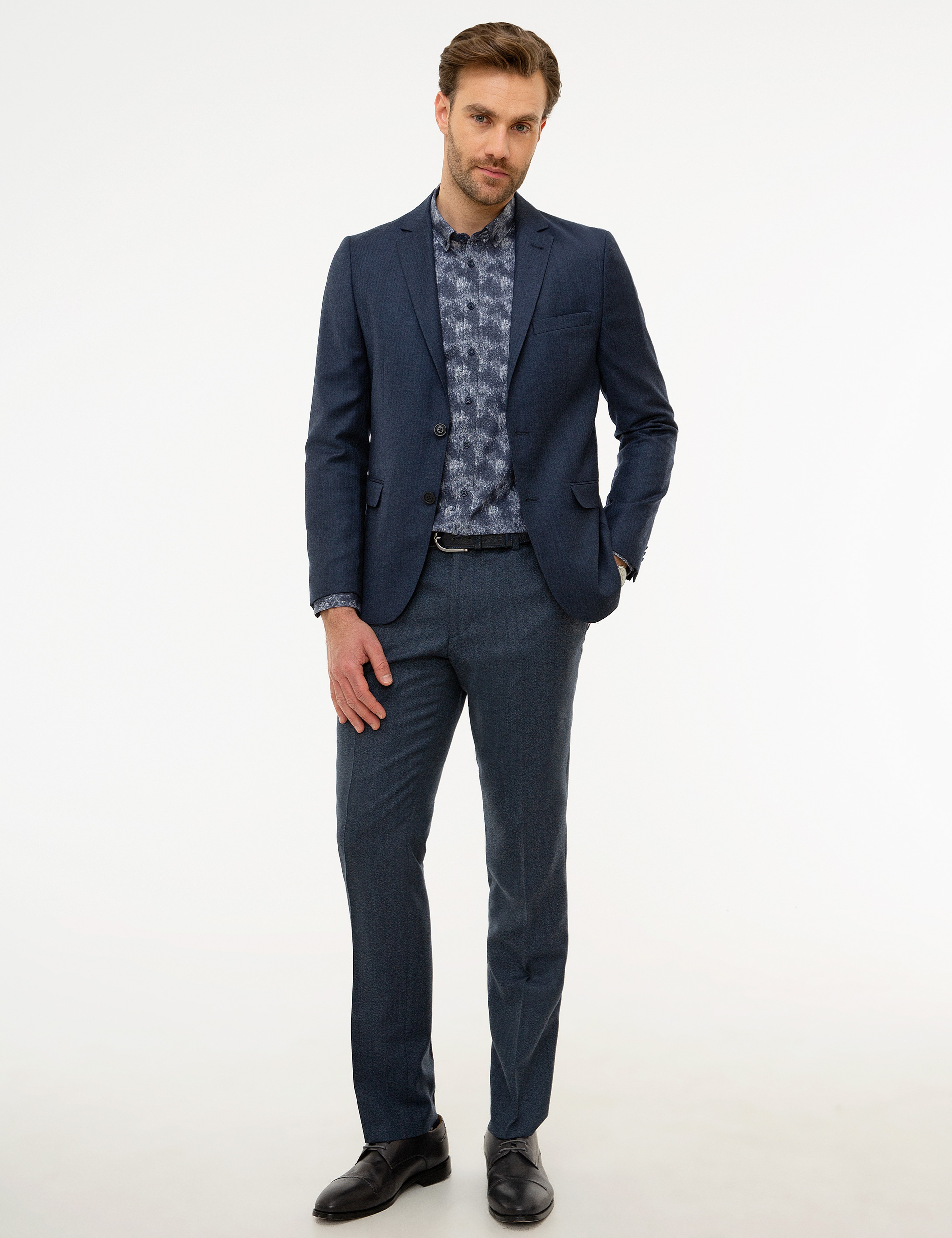 Lacivert Ex. Slim Fit Ceket - Image 5