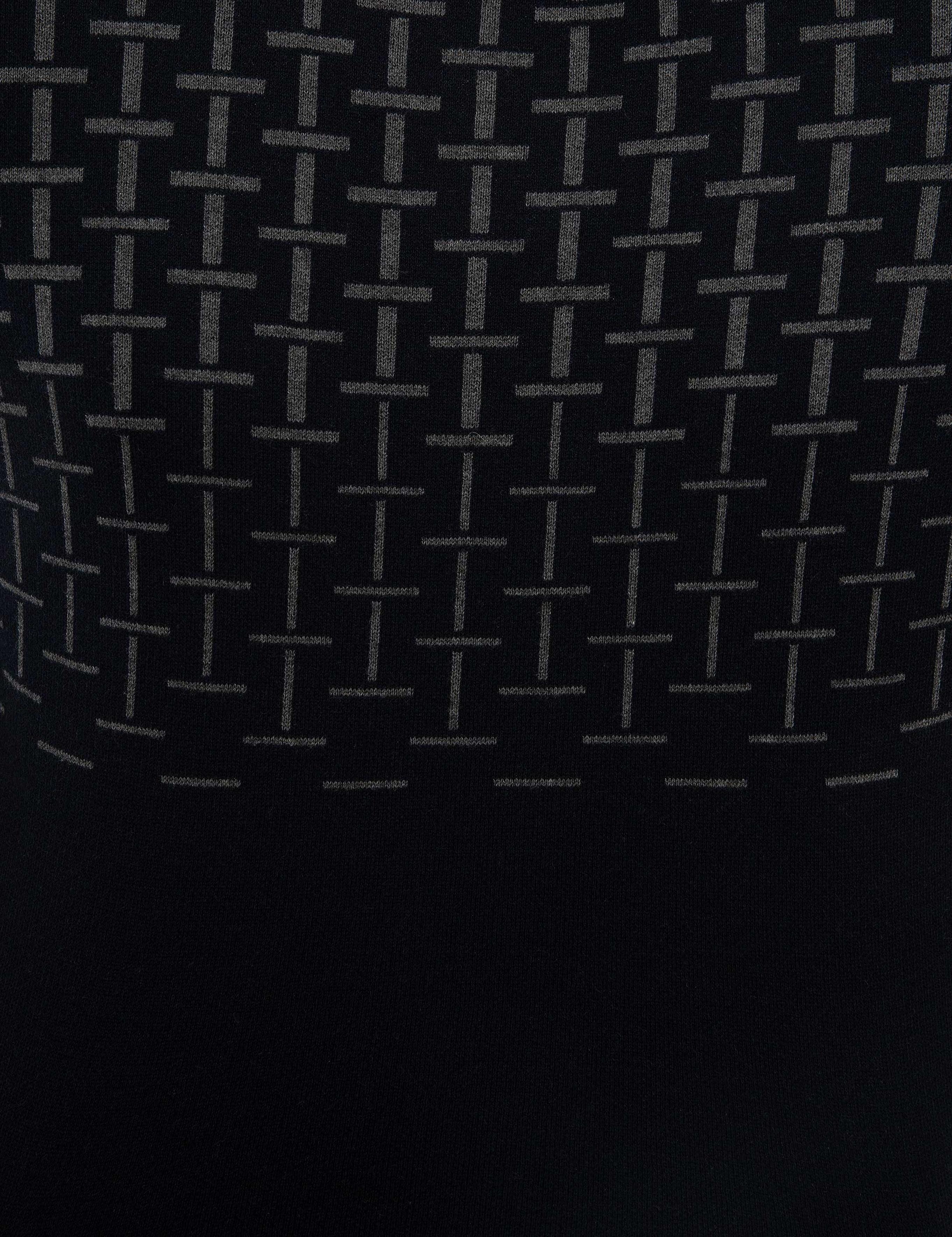 Koyu Lacivert Slim Fit Triko Kazak