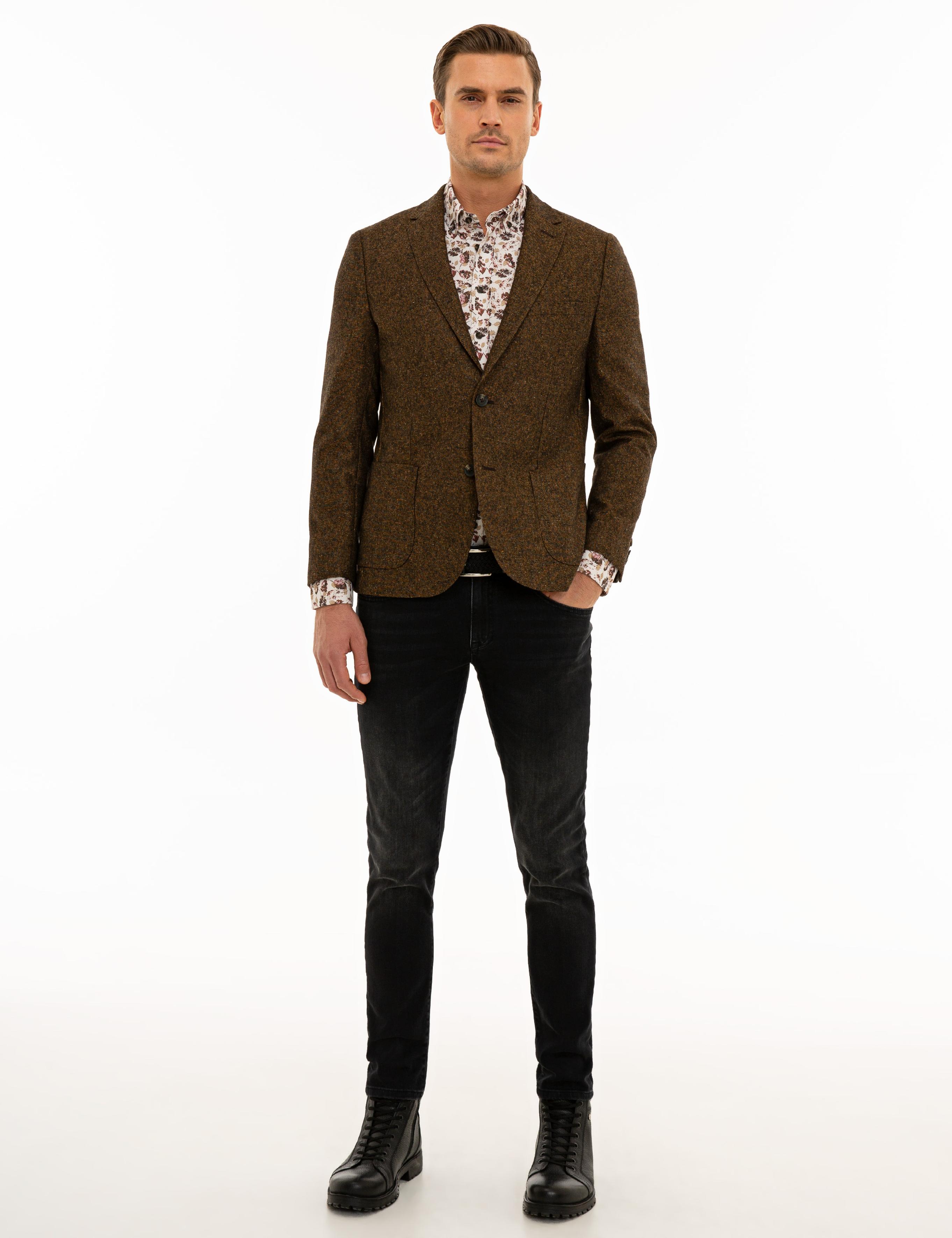 Camel Ex. Slim Fit Ceket