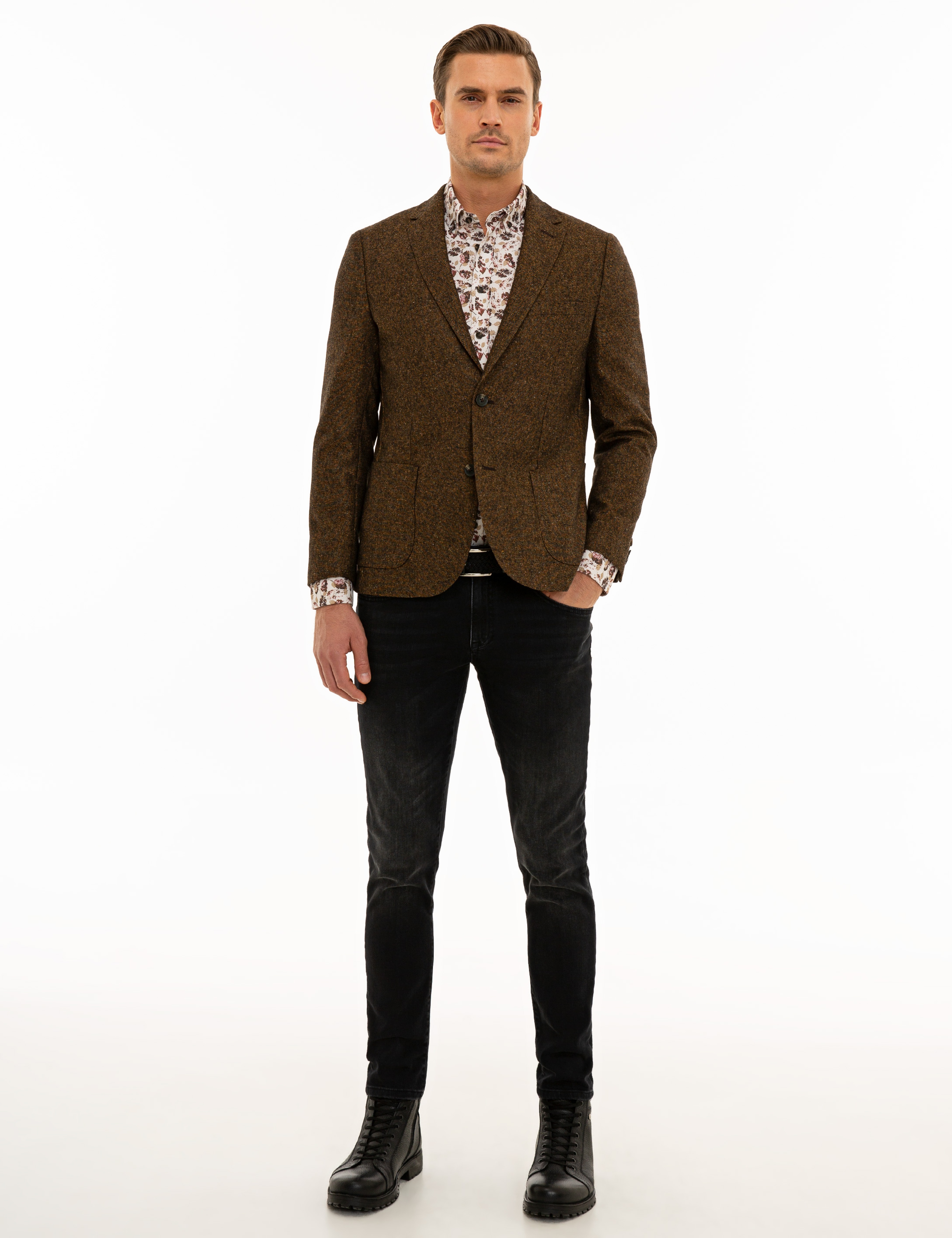 Camel Ex. Slim Fit Ceket