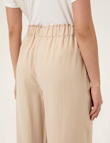 Bej Dad Fit Kanvas Pantolon - 50246188028