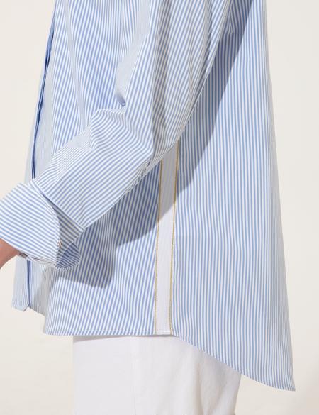 Mavi Oversize Uzun Kollu Gömlek - 50246387001