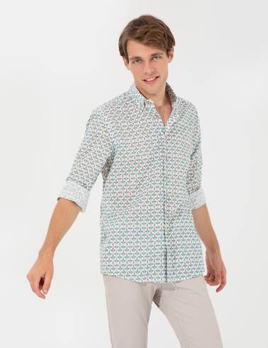 Zümrüt Slim Fit Uzun Kollu Gömlek