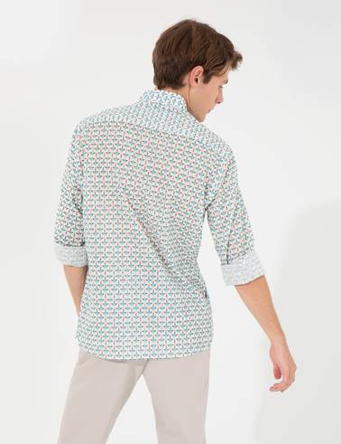 Zümrüt Slim Fit Uzun Kollu Gömlek