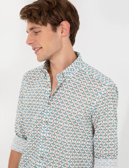 Zümrüt Slim Fit Uzun Kollu Gömlek - 50248486018