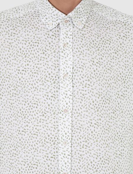 Yeşil Slim Fit Uzun Kollu Gömlek - 50248488044