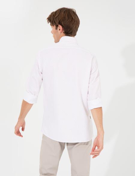 Turuncu Slim Fit Uzun Kollu Gömlek - 50249669005