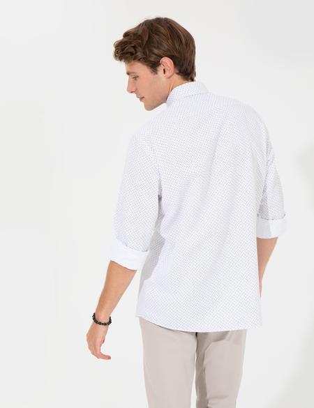 Siyah Slim Fit Uzun Kollu Gömlek - 50249669026