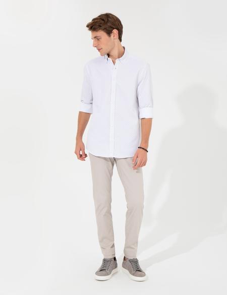 Siyah Slim Fit Uzun Kollu Gömlek - 50249669026