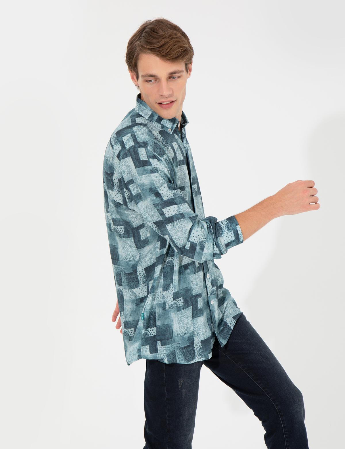 Zümrüt Regular Fit Uzun Kollu Gömlek - 50251742007