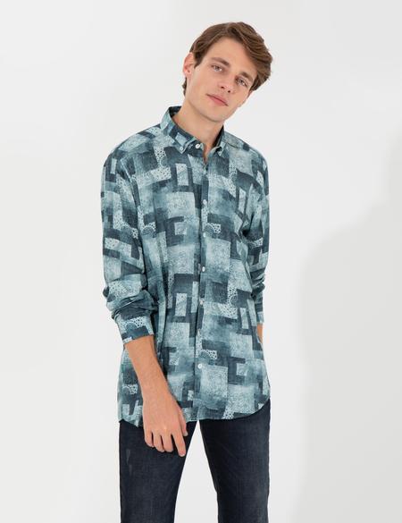 Zümrüt Regular Fit Uzun Kollu Gömlek - 50251742007