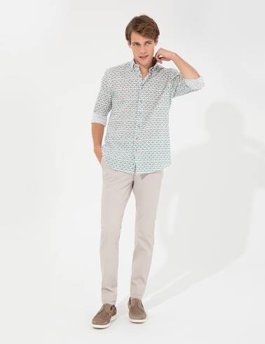 Zümrüt Slim Fit Uzun Kollu Gömlek