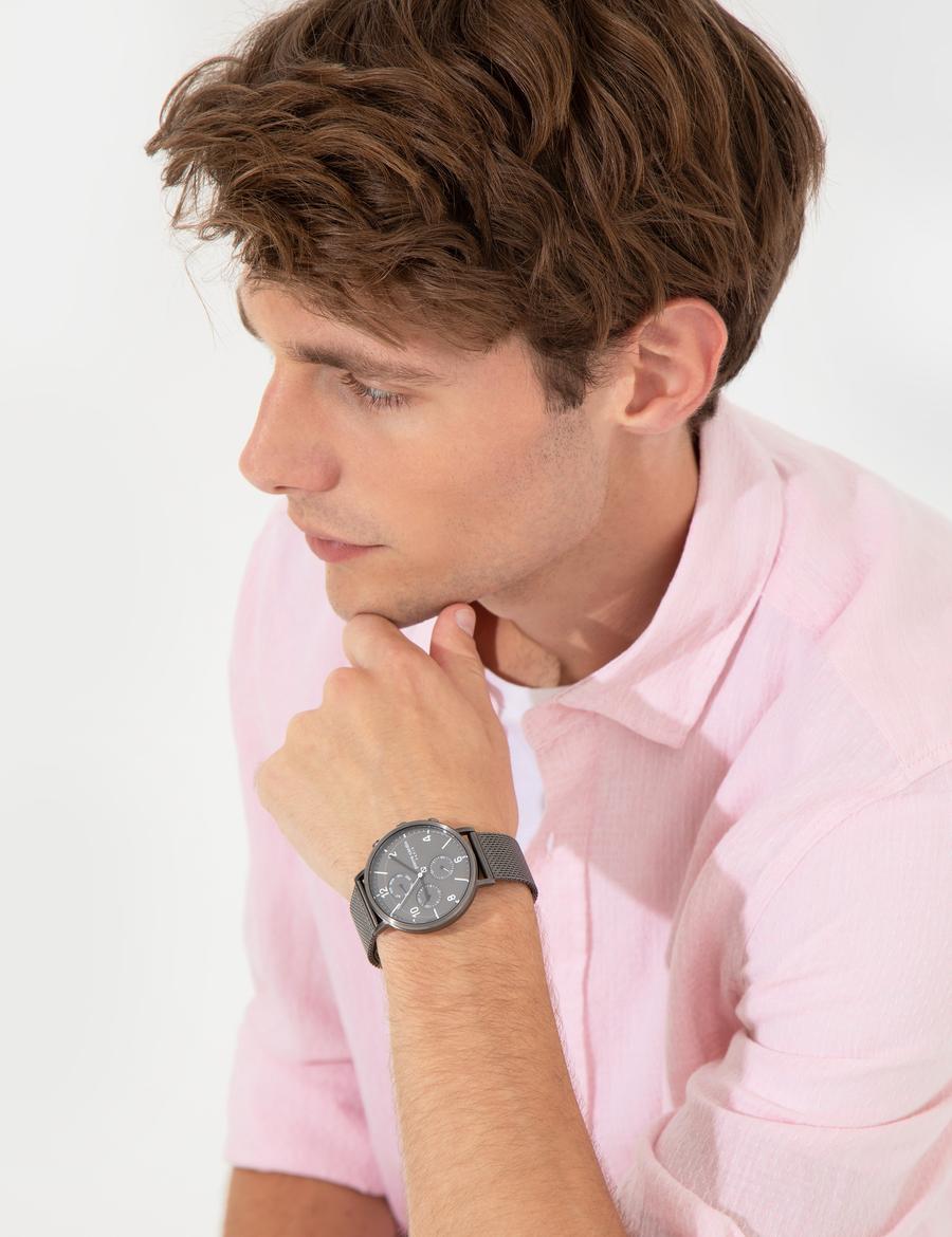 Pembe Regular Fit Uzun Kollu Gömlek
