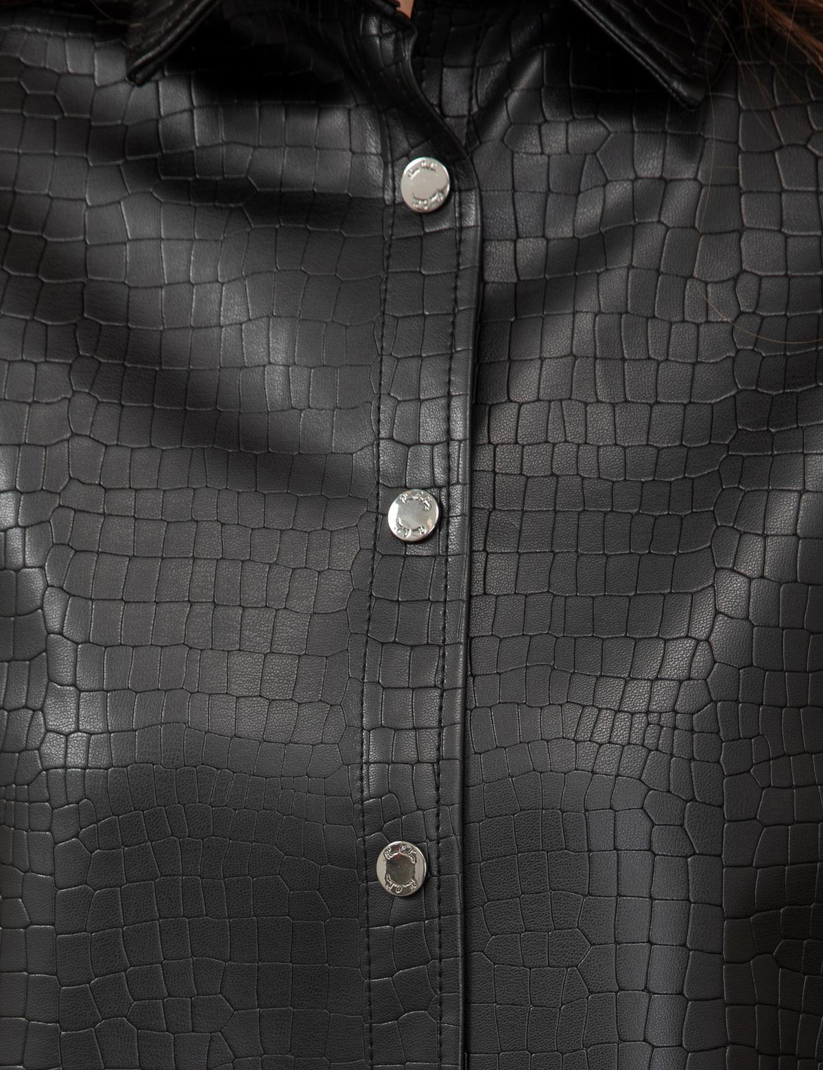 Siyah Comfort Fit Uzun Kollu Gömlek - 50248501003