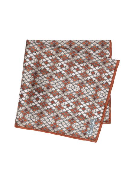 Turuncu Desenli Mendil - 50262235002