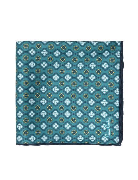 Yeşil Desenli Mendil - 50262238003