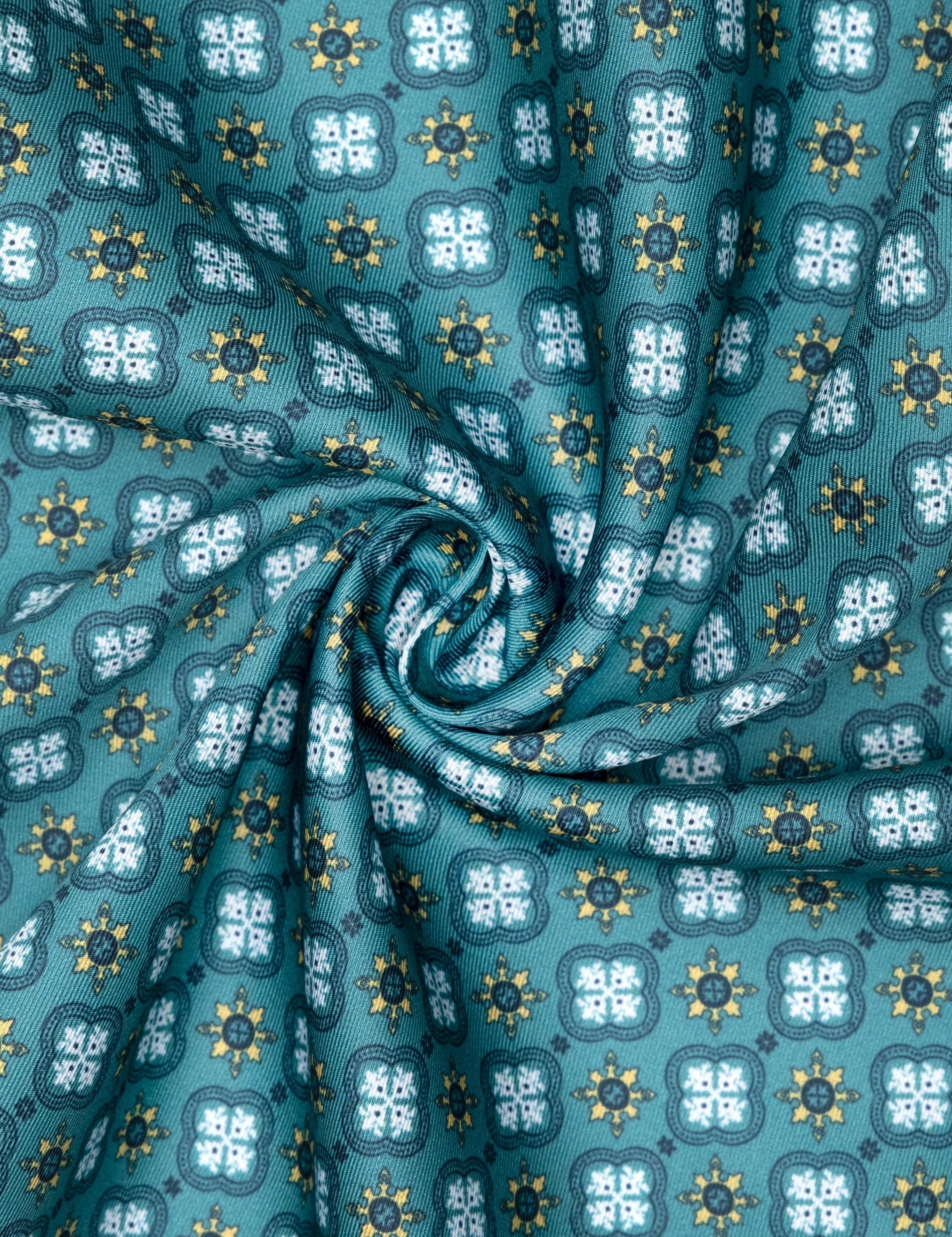 Yeşil Desenli Mendil