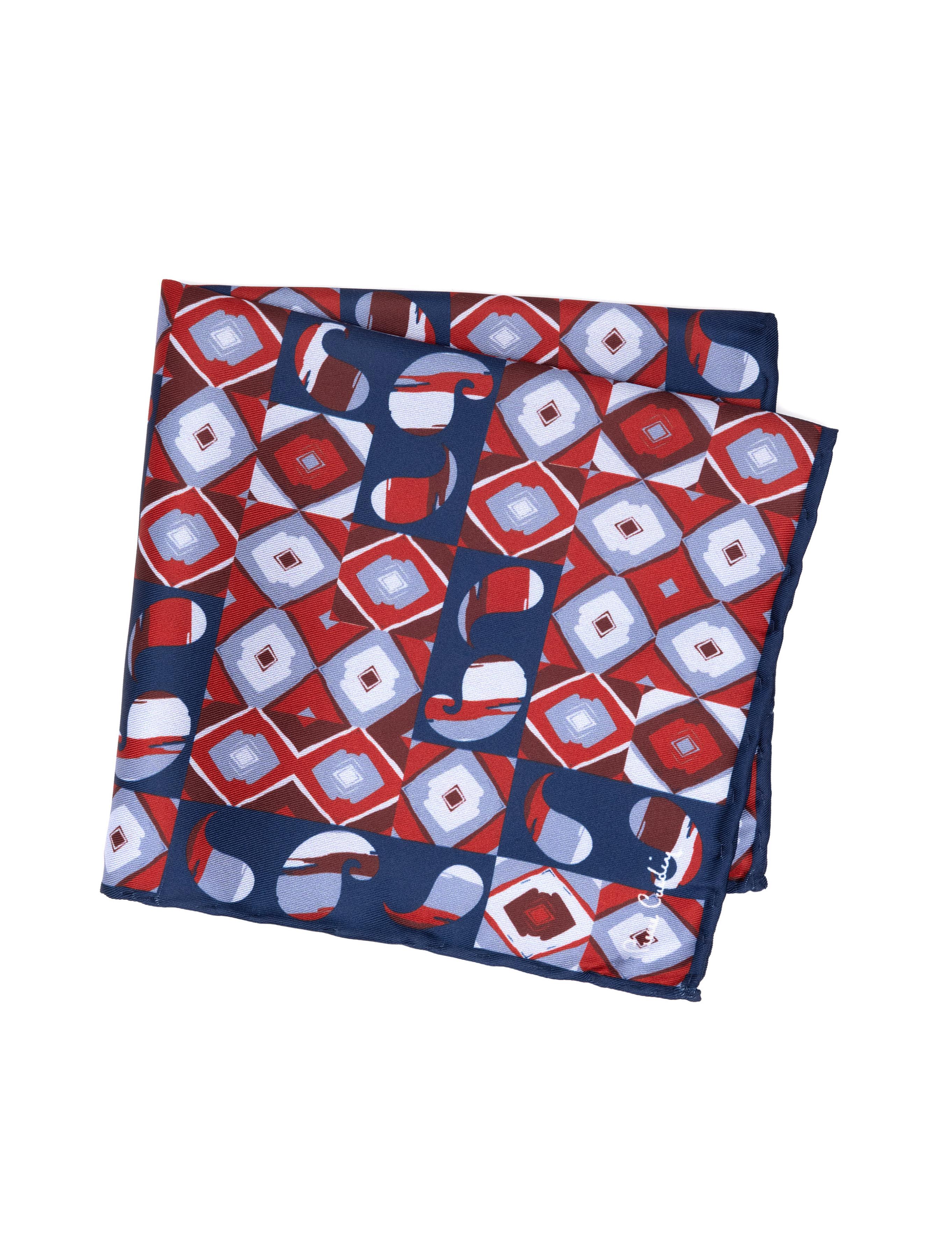 Bordo Desenli Mendil