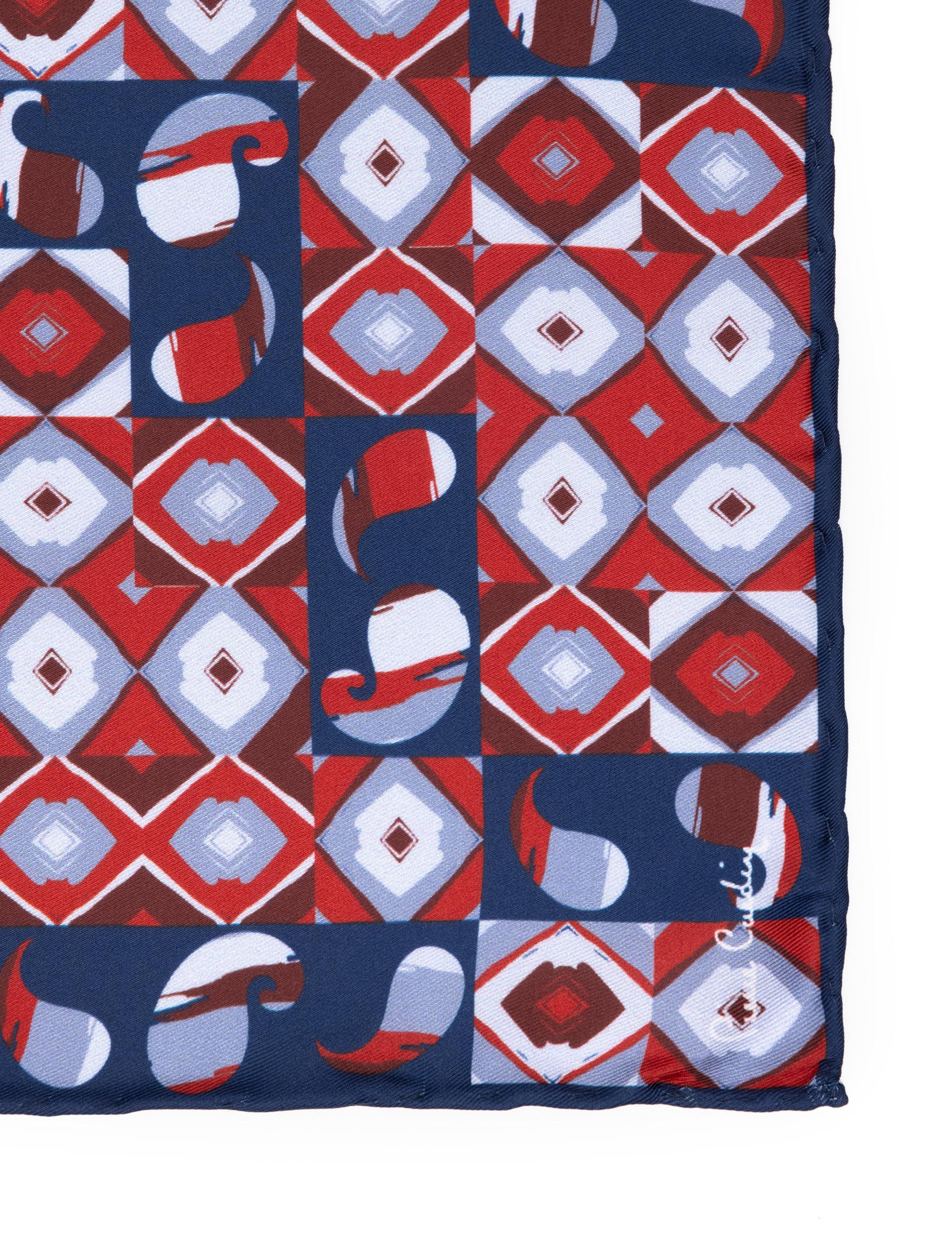 Bordo Desenli Mendil