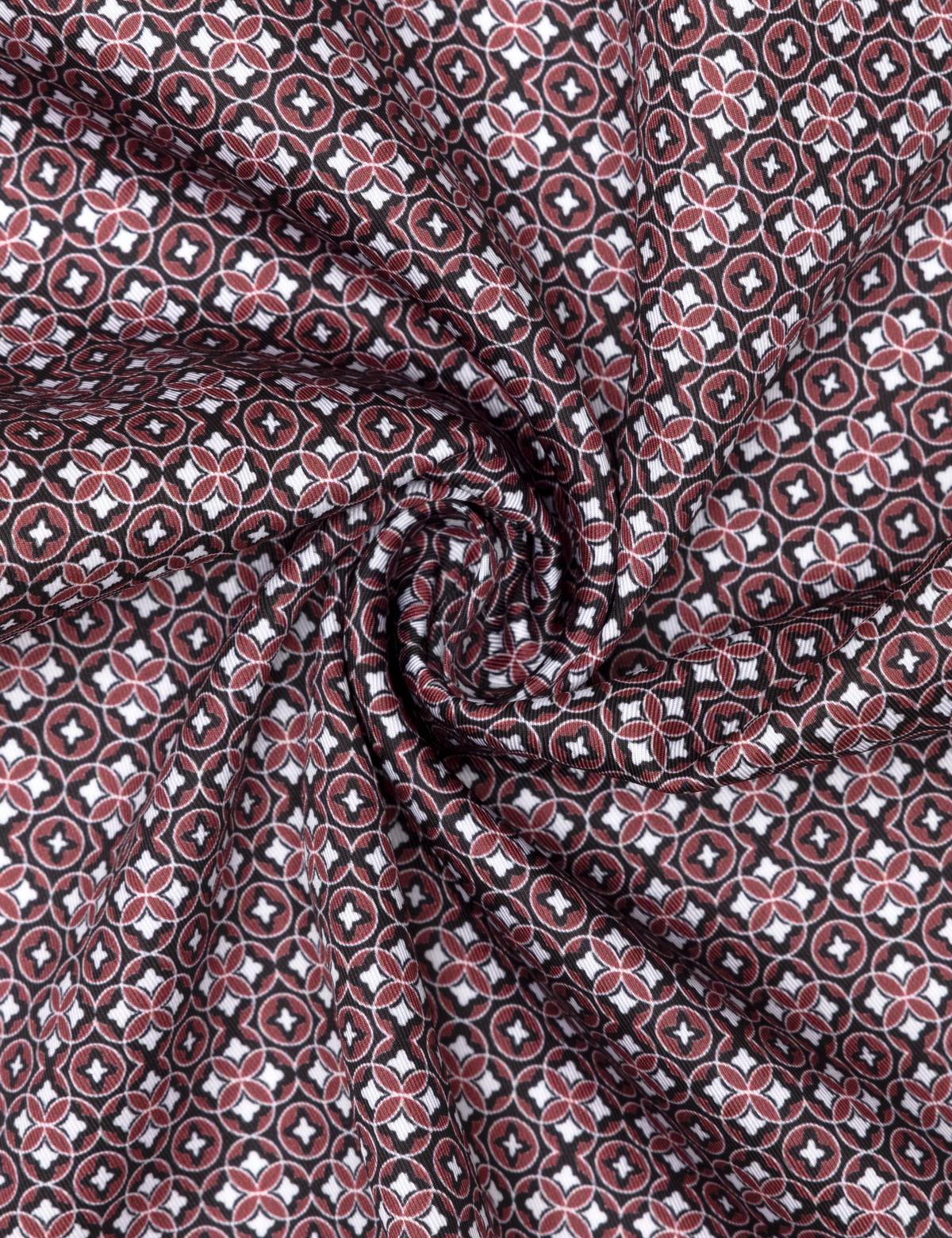 Bordo Desenli Mendil - 50262239003