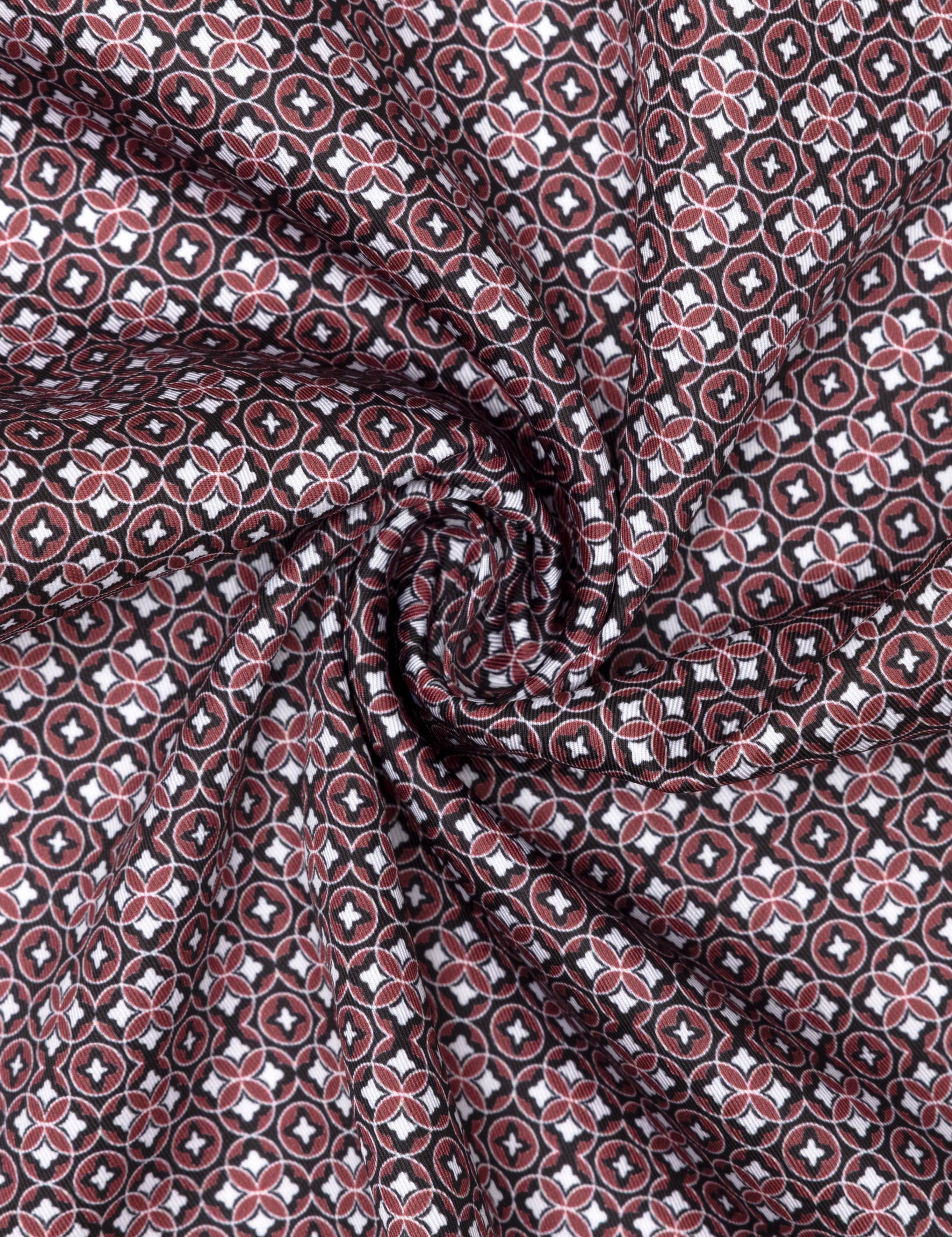 Bordo Desenli Mendil