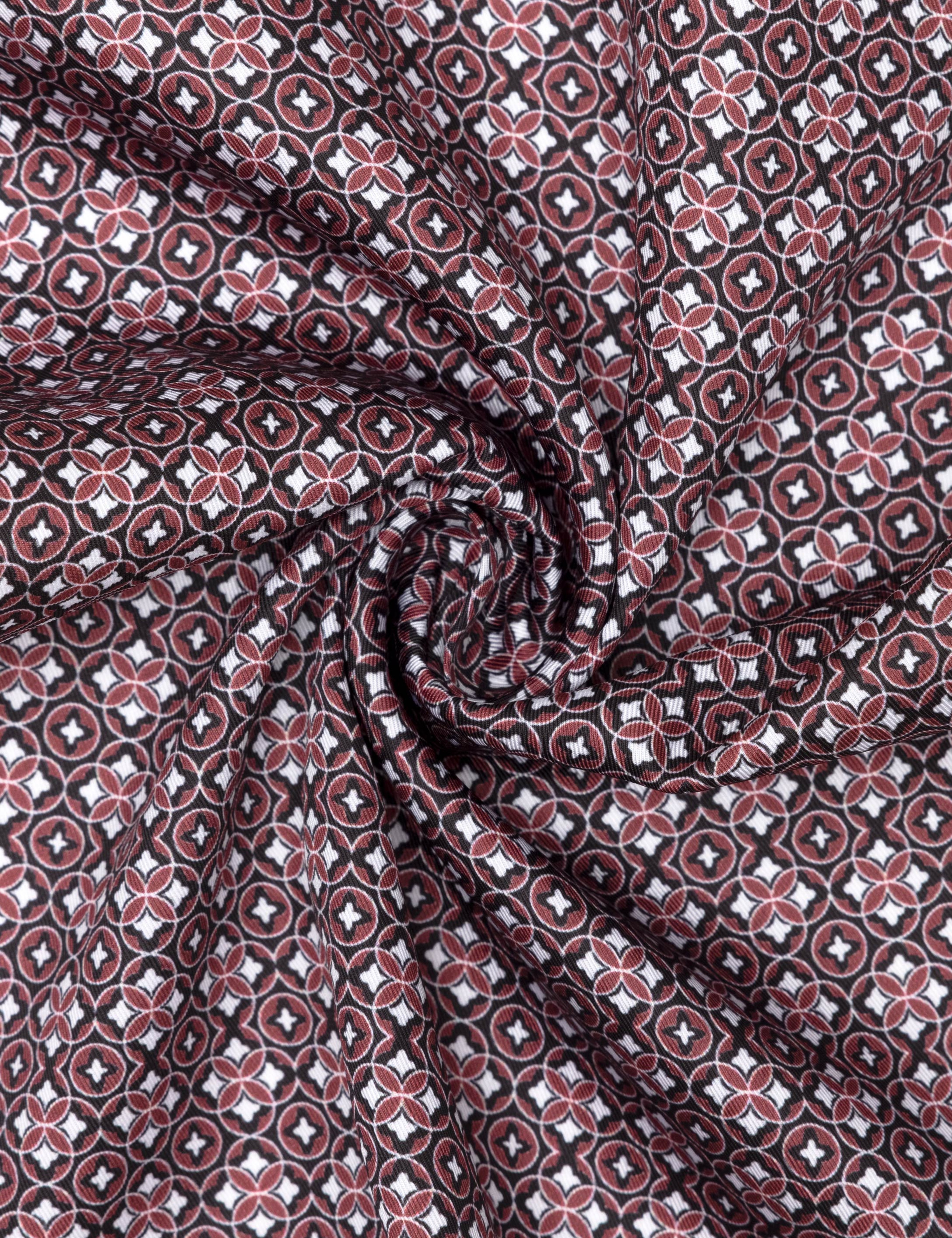 Bordo Desenli Mendil