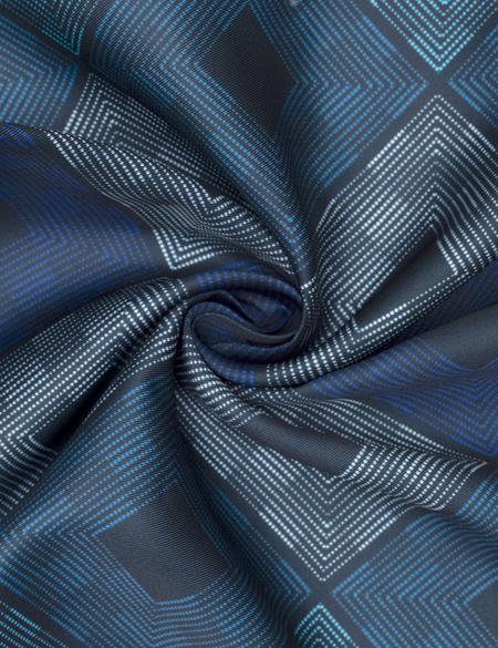 Lacivert Desenli Mendil - 50262247002