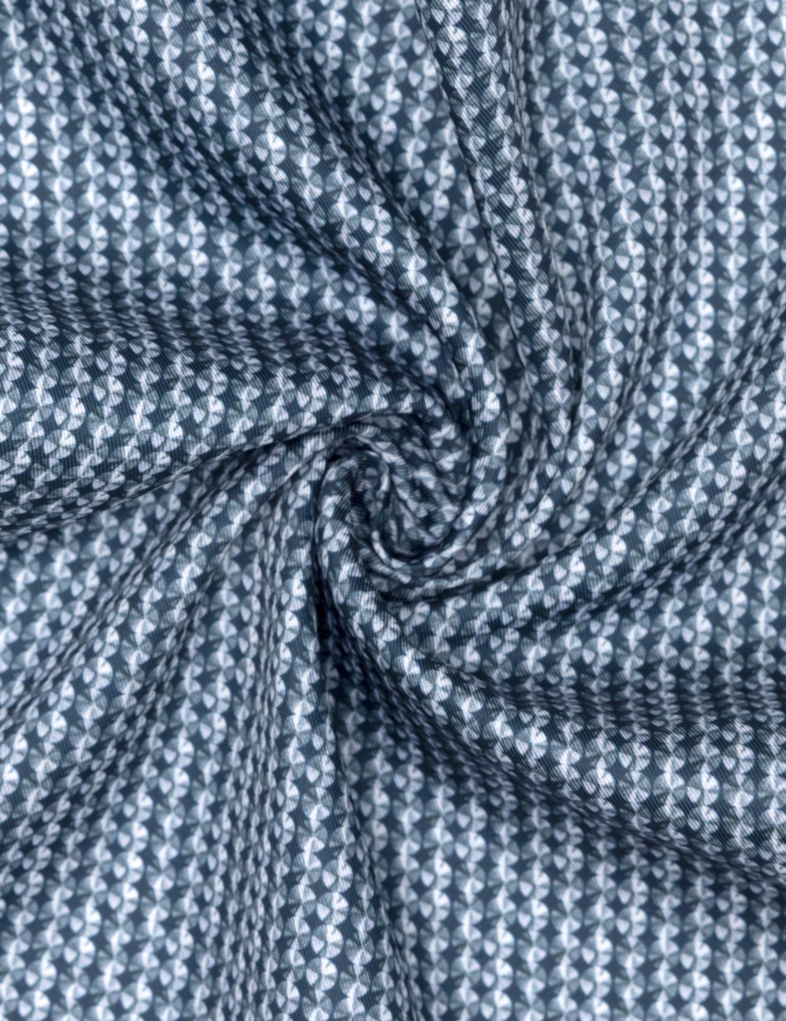 Lacivert Desenli Mendil