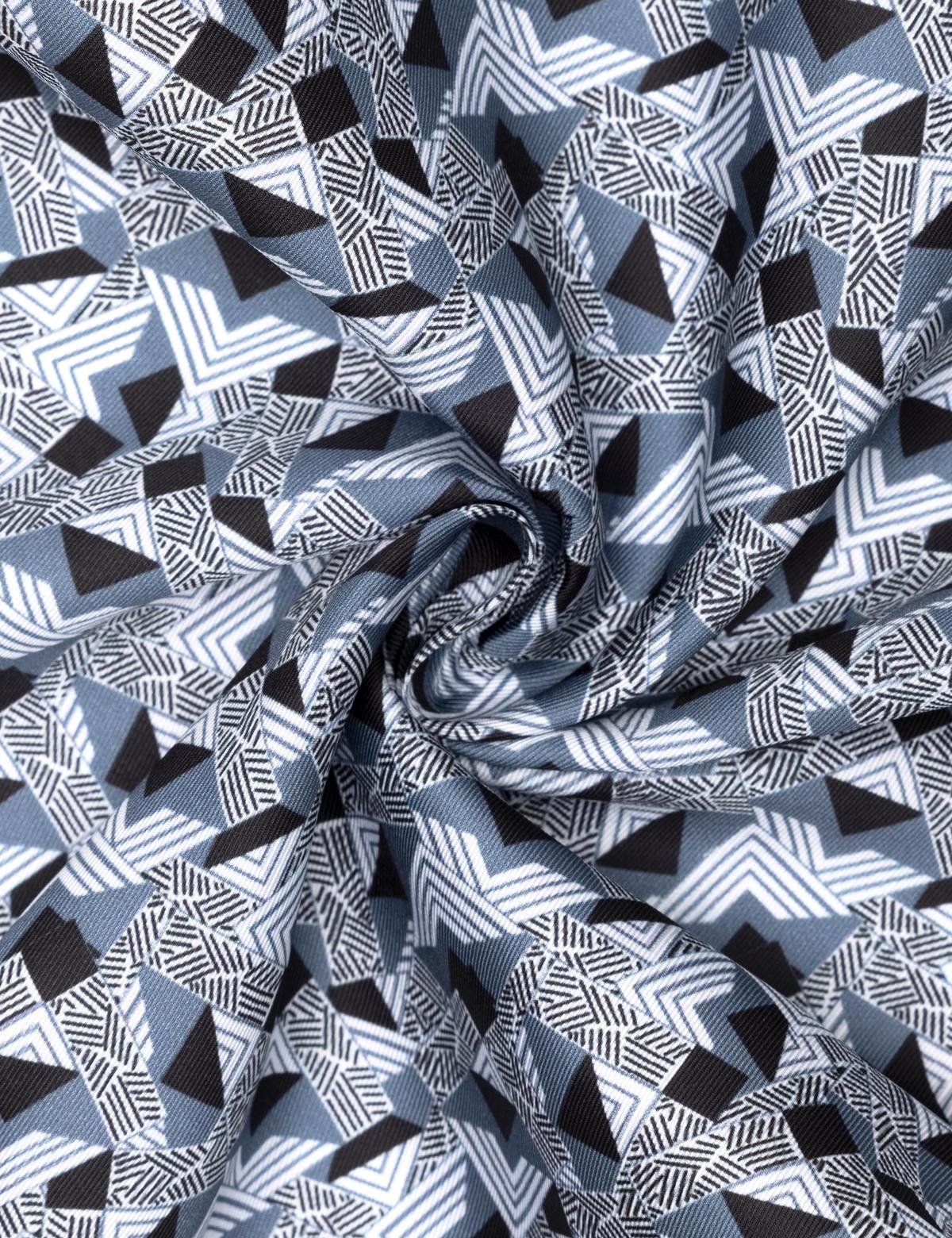 Siyah Desenli Mendil - 50262244001