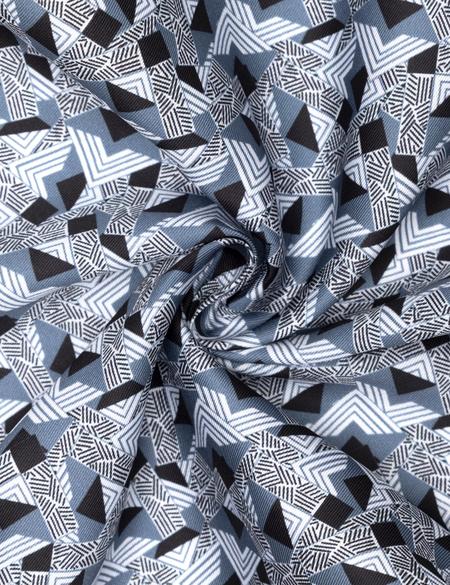 Siyah Desenli Mendil - 50262244001